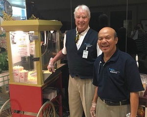 two gift shop volunteers